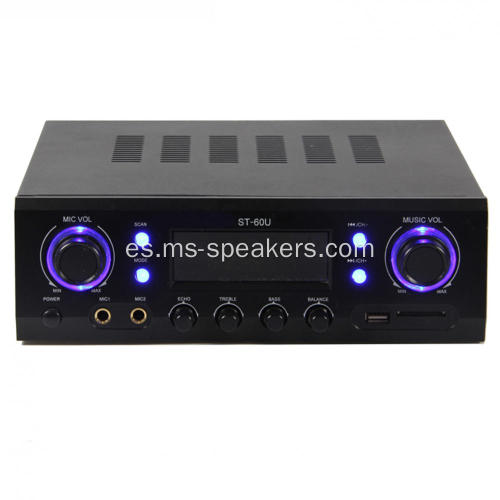 Amplificador de karaoke de profesión con tarjeta USB/SD/Buletooth